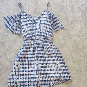 Cold shoulder sun dress